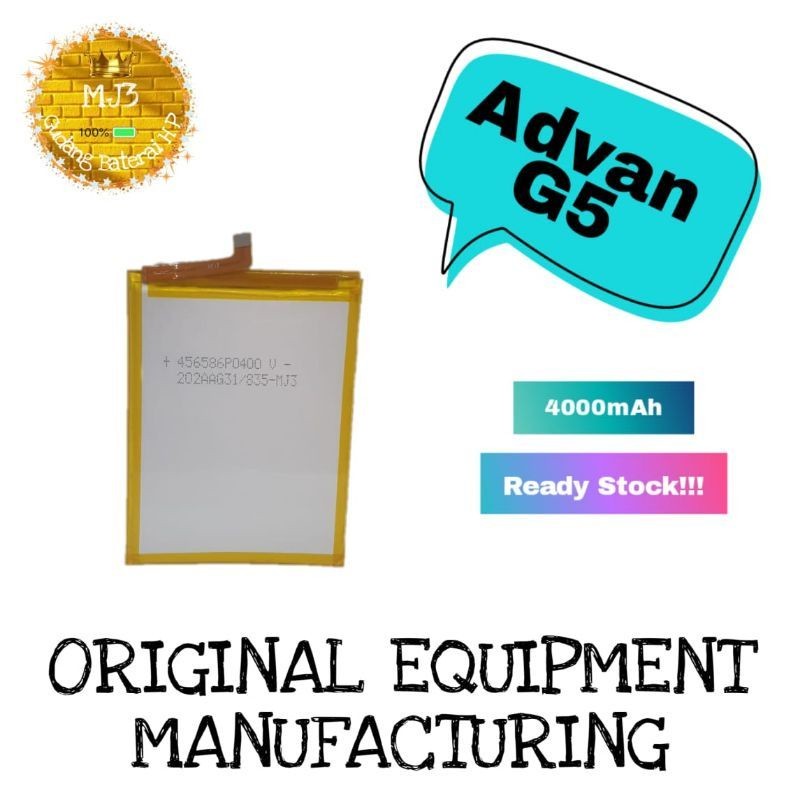 Baterai Battery Original Advan G5 TRIPLE 3 Camera 6201 Advan G5 tanam