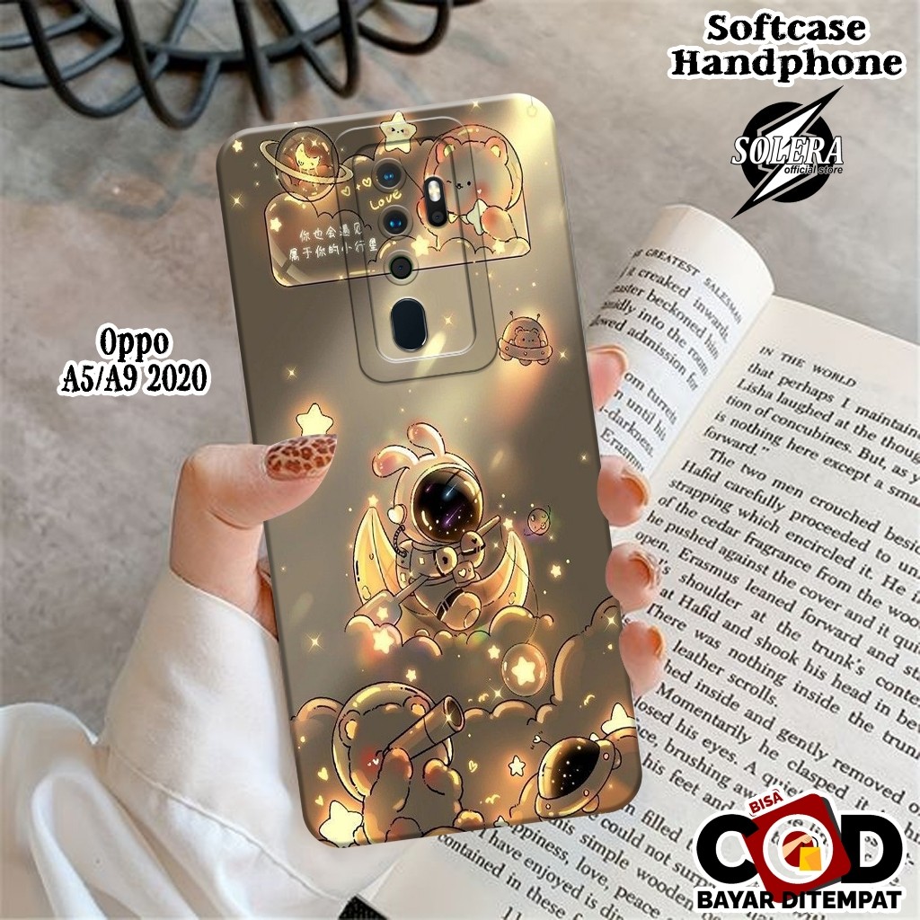 Case Oppo A5/A9 2020 Softcase Oppo A5/A9 2020 Terbaru Silikon Pro Camera Fashion Case Astronaut Cove