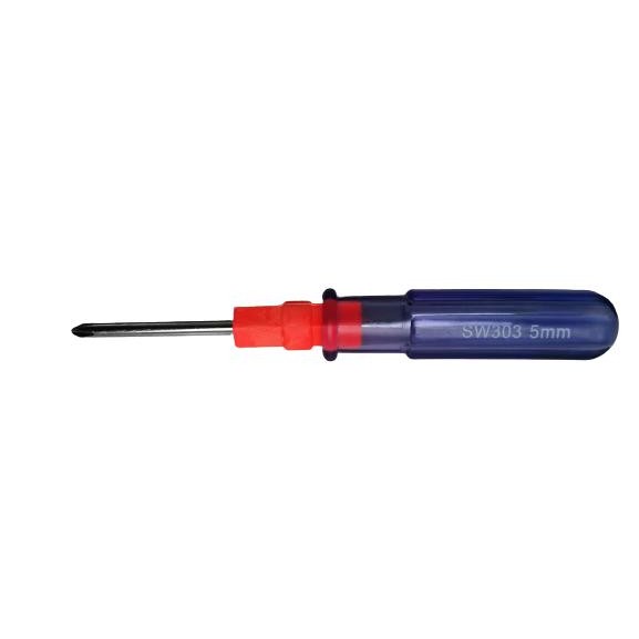 Obeng Screw Driver Drei BB Bolak Balik Kembang Plus minus 3mm 4mm 5mm - 5mm CARMUDIE