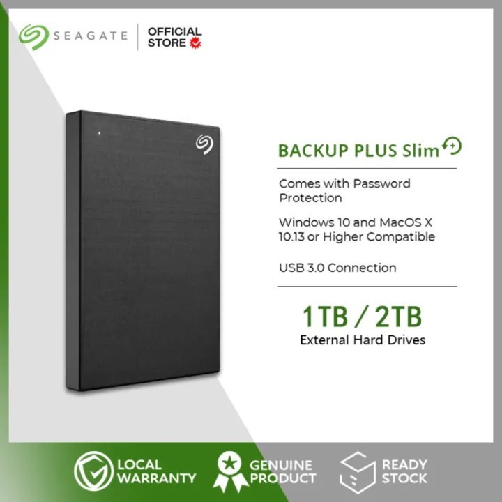 Seagate Harddisk Hard Disk HD HDD HardiskEksternal Portabel Portable 1TB 2TB| Garansi Resmi 5 Tahun