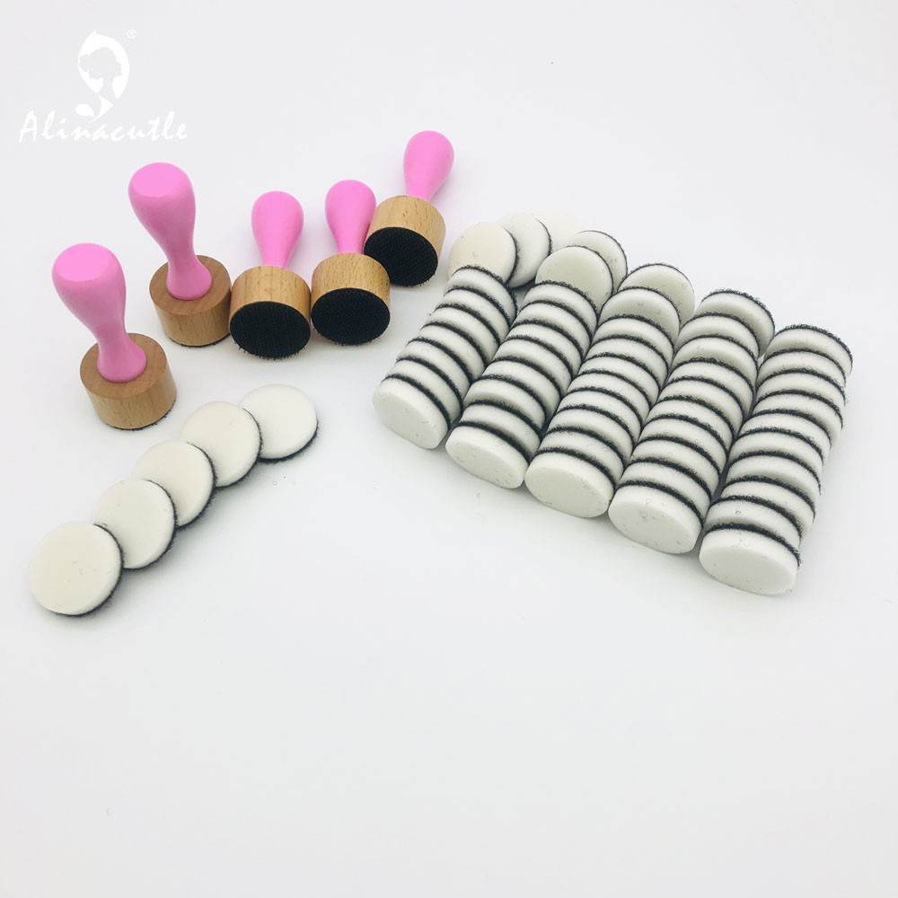 

55pcs Bundle Mini Ink Blending Tool Replacement Foams for Craft Drawing Painting Art Stencils Handmade Craft Scrapbooking Stamp