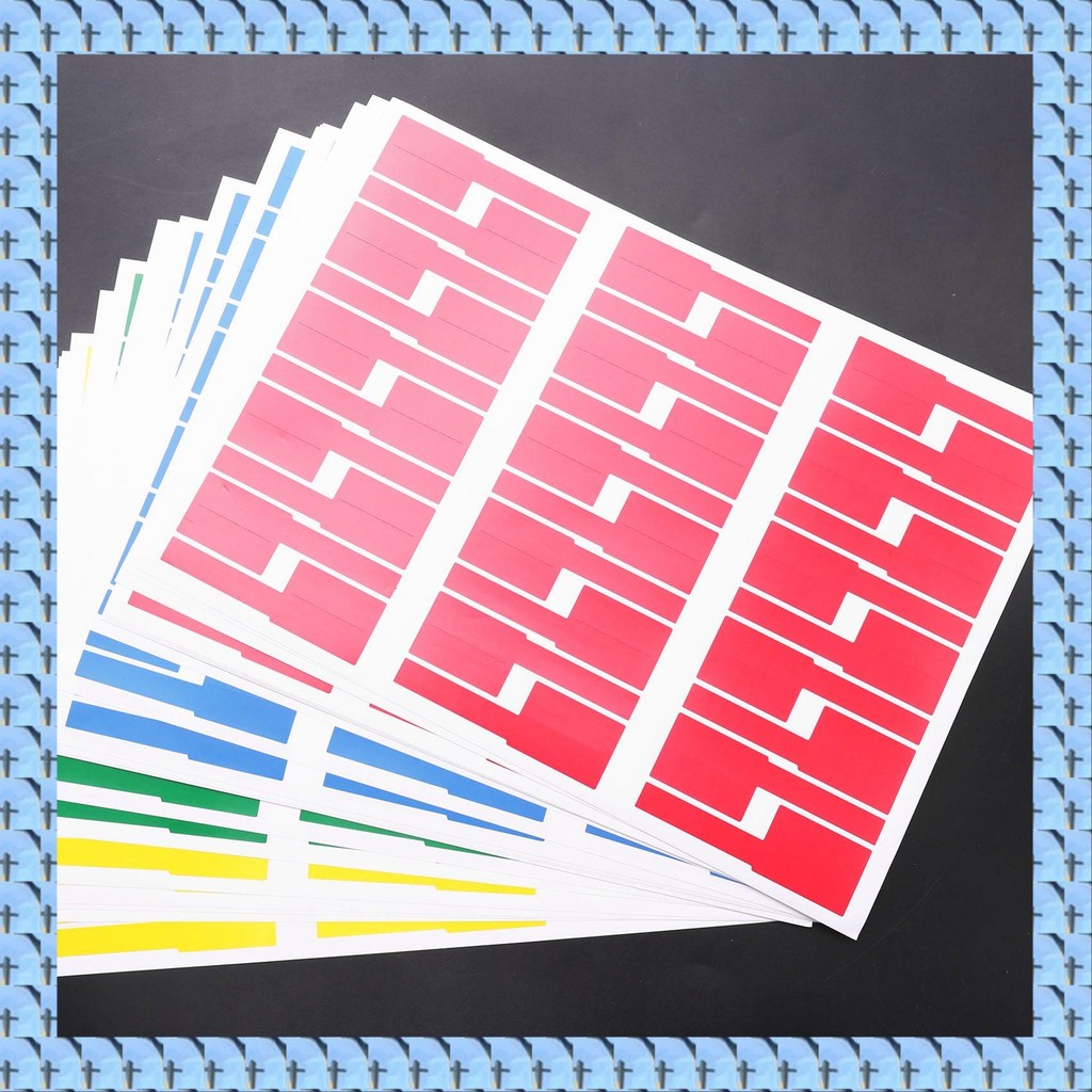 

NOCM 750Pcs Cable Label Sticker Waterproof Wire Network Electrical Cable Labels Cord Tag Marker Print Stickers Organizer
