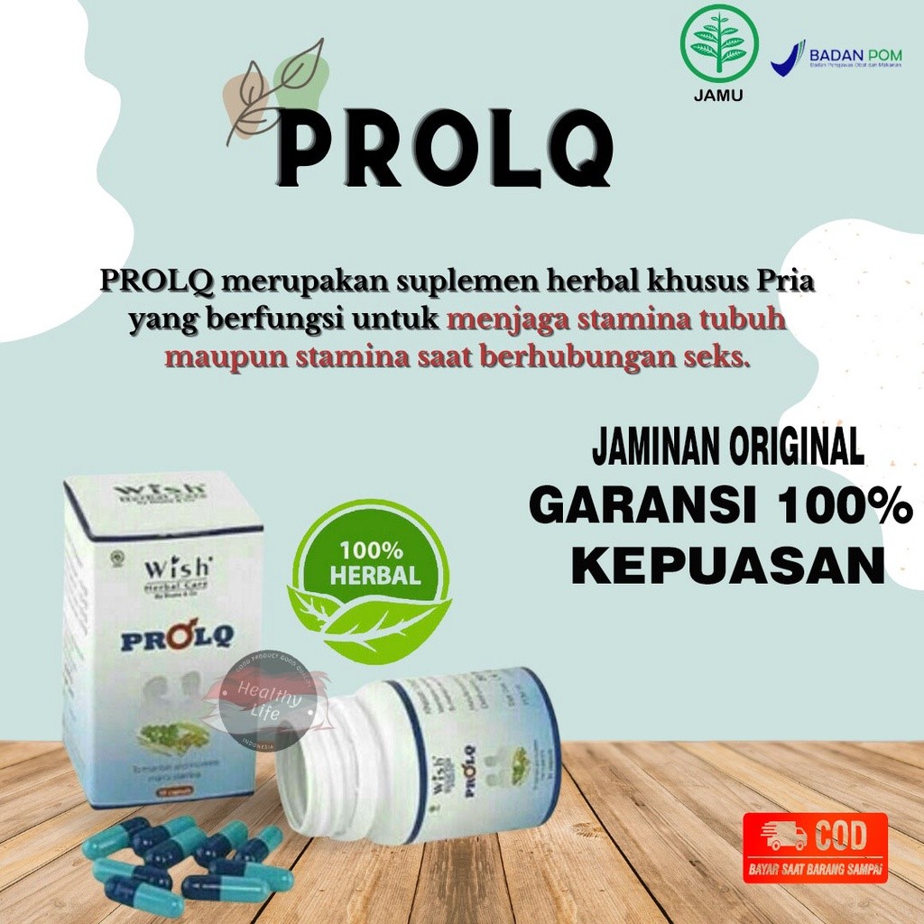 (Terlaris) Pro Lq Original Pro Lq Herbal Greng dr Boyke Prolq Herbal Dokter Boyke Kesehatan Pria Mur