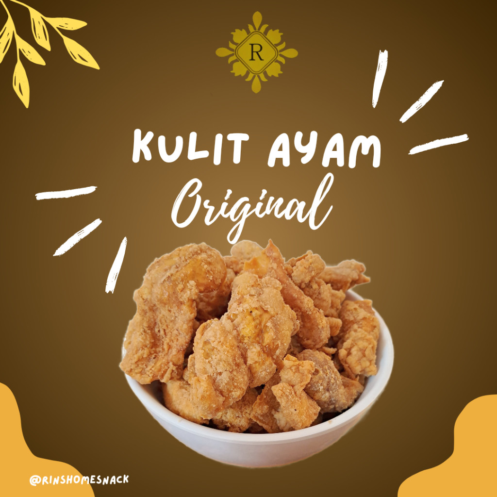 

Keripik Kulit Ayam 100 gr Dijamin Gurih