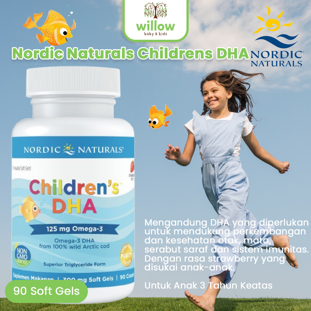 Vitamin Anak - Nordic Naturals Children's DHA 90 Softgels