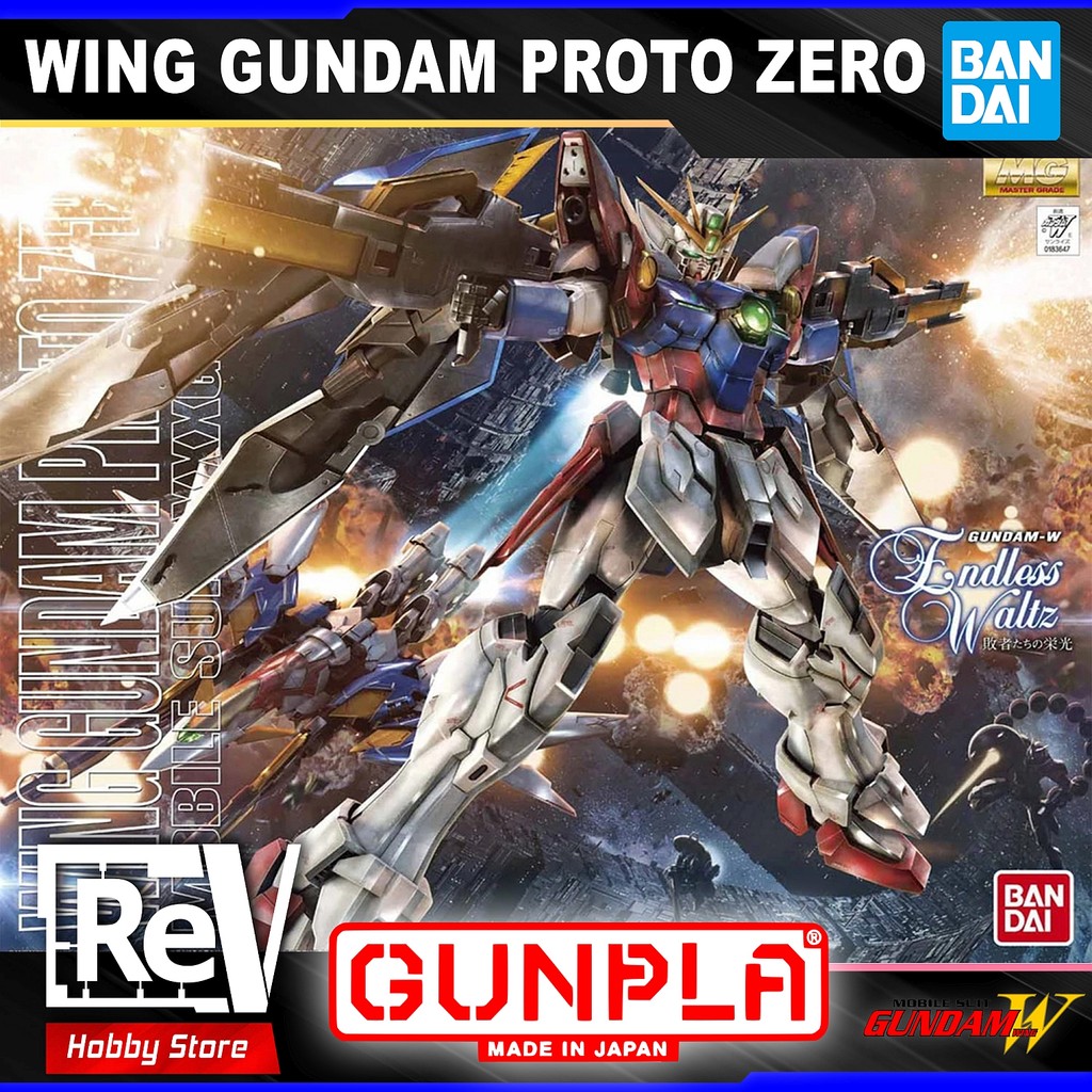 MG WING GUNDAM PROTO ZERO BANDAI 1/100