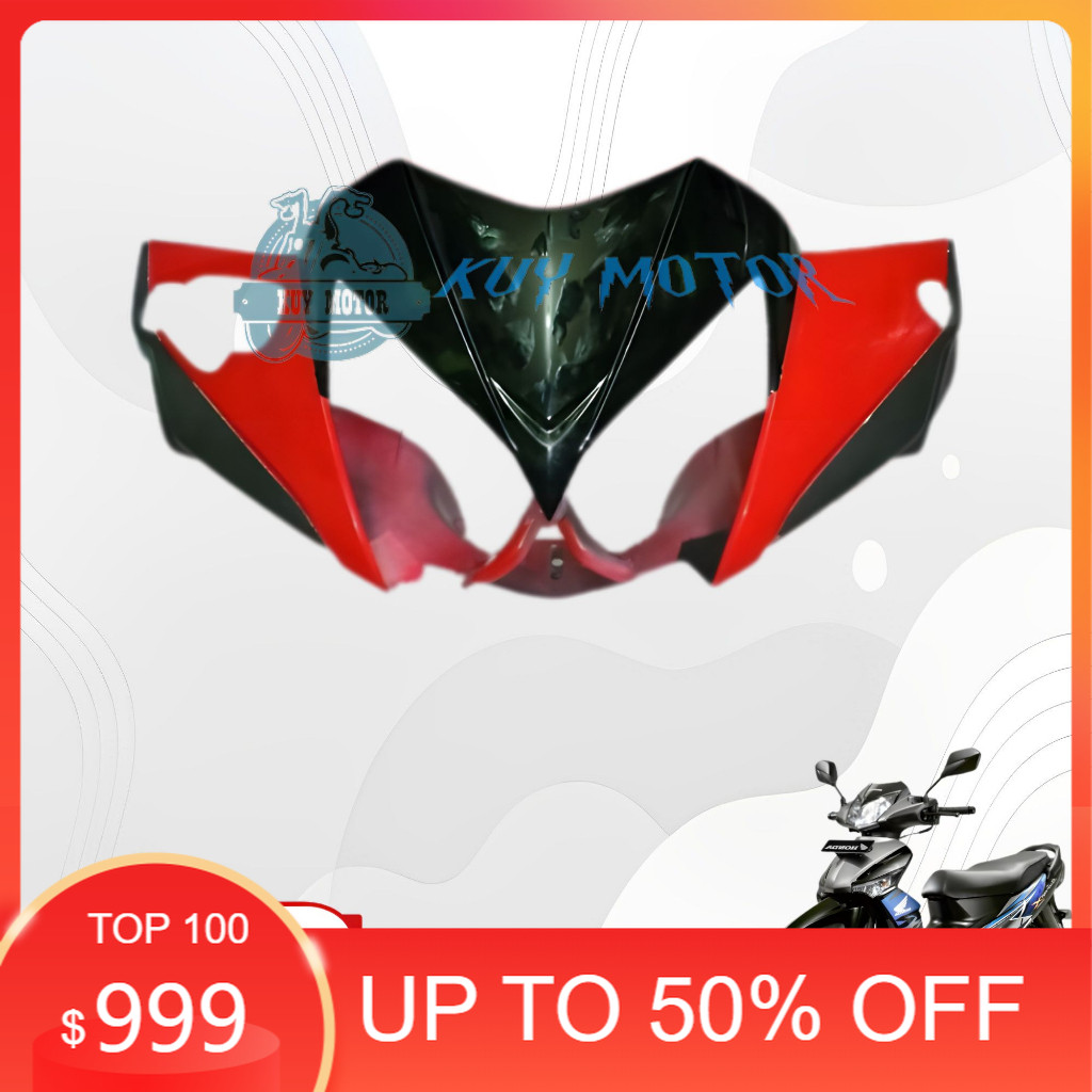 Bergaransi - Batok depan Motor honda supra X 125 Batman Tahun 2008 2009 2010 2011 Warna Merah Maroon