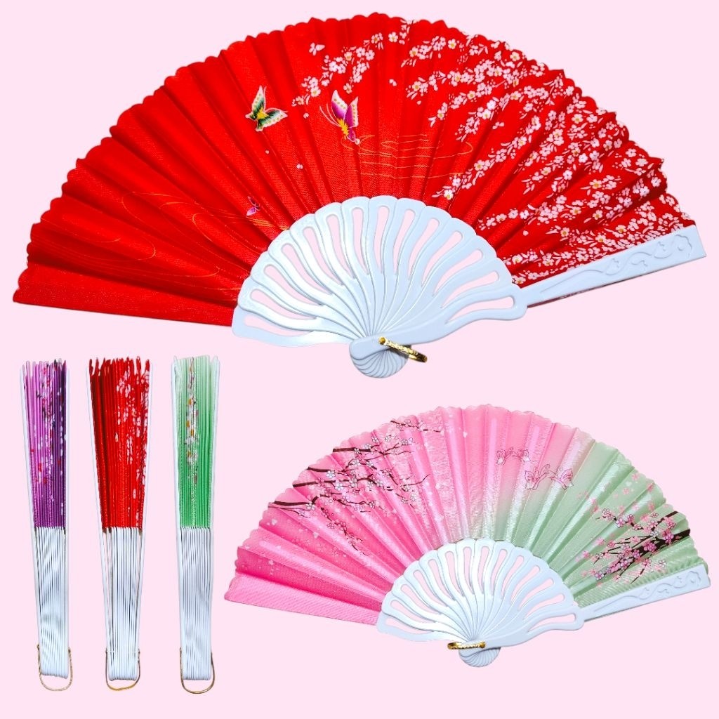 COD Kipas jepang sakura / Kipas lipat / Kipas kain / Kipas sakura / Kipas jepang
