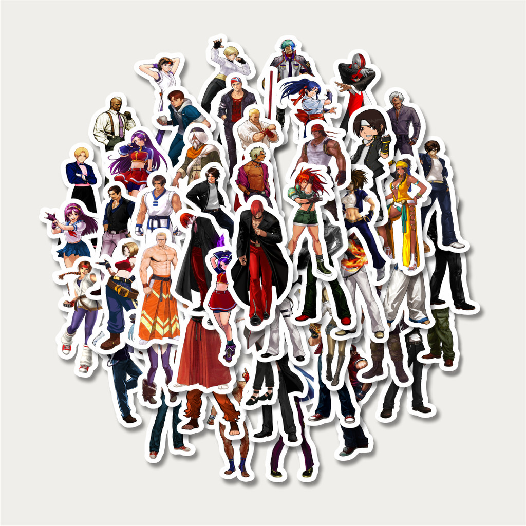 

Sticker Pack Stiker Game Series King Of Fighter Character Mix 2 | Sticker TUMBLR | Stiker LAPTOP KOPER HELM