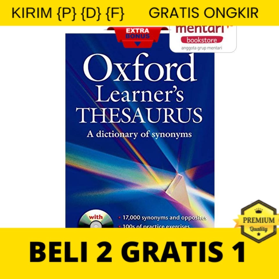 

{P} {D} {F} Oxford Learner's Thesaurus with Cd-Rom PAP/CDR Edition