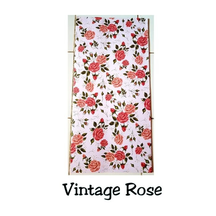 

TERBARU!! Kertas Kado Jumbo 70 x 100cm Seri Bunga - Vintage Rose