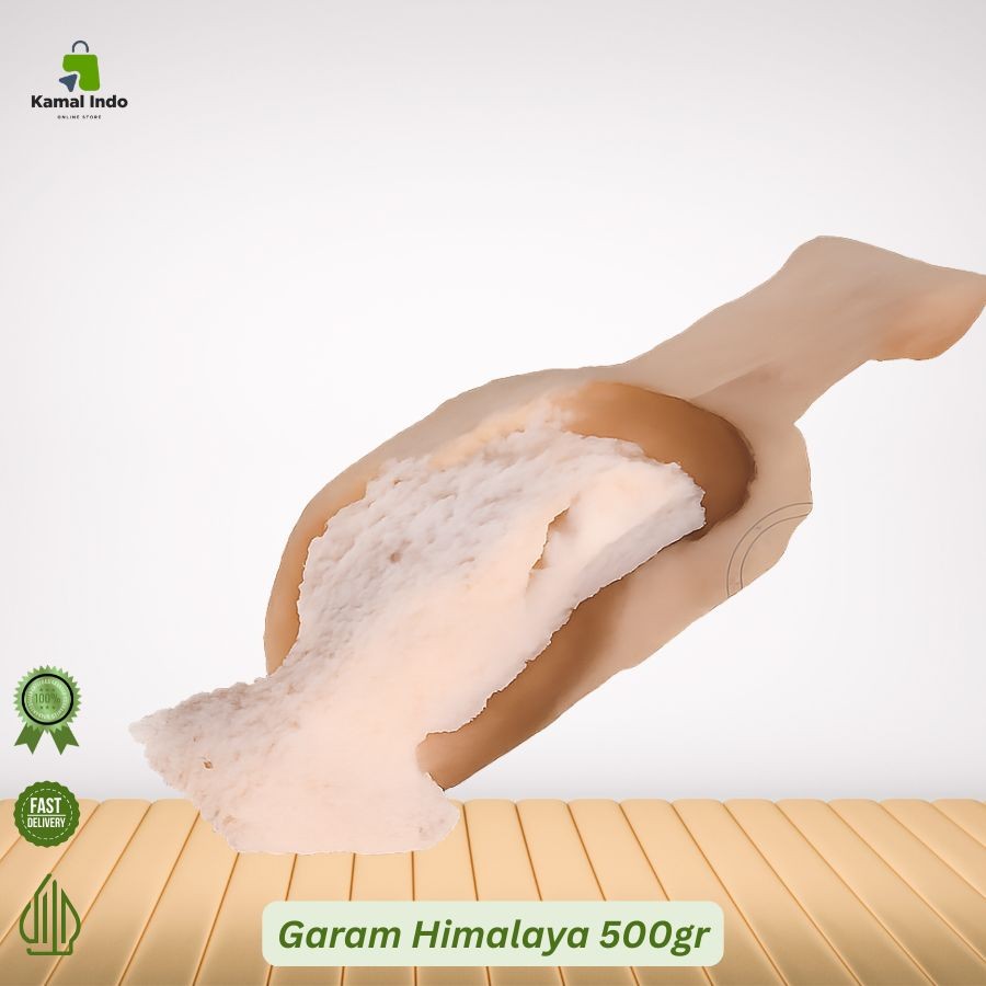 

Garam Himalaya 500gr / Himalayan Pink Salt 500gr From Kamal Indo