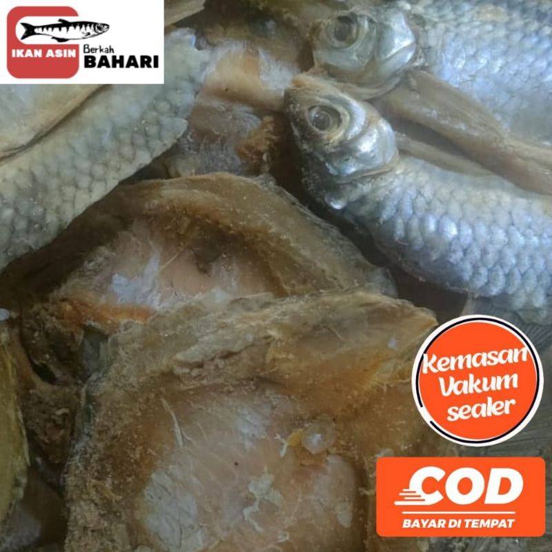 

ikan asin tawes jumbo 250gr. ika asin tawes fresh