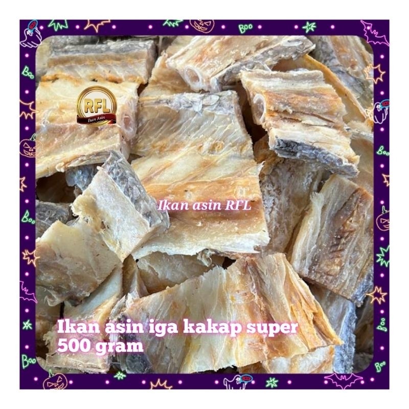 

ikan asin iga kakap super 500gram