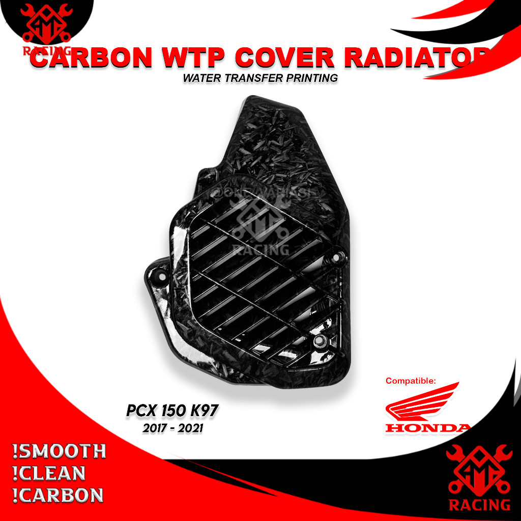LIONGPART - COVER TUTUP RADIATOR PCX 150 CARBON FORGED