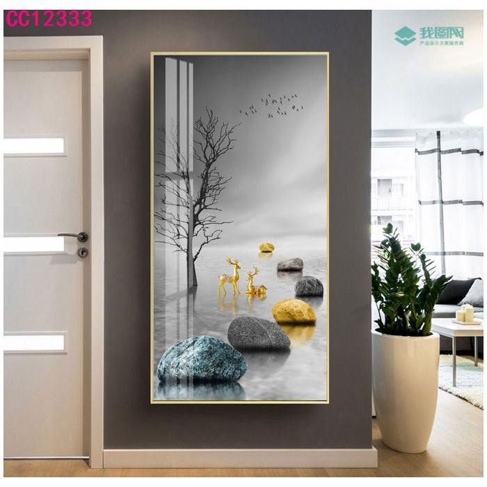 【COD】WALPAPER DINDING COSTUM, Walpaper/Lukisan berperekat, lukisan dekoratif berperekat, stiker deko