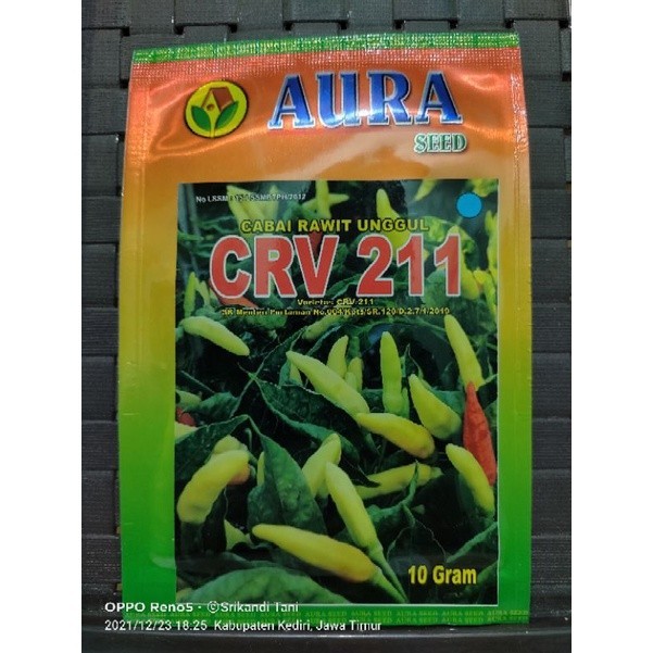 Cabe Crv 211 Cabe Unggul kemasan 10gr Original Pabrik Generasi Cabe Ori
