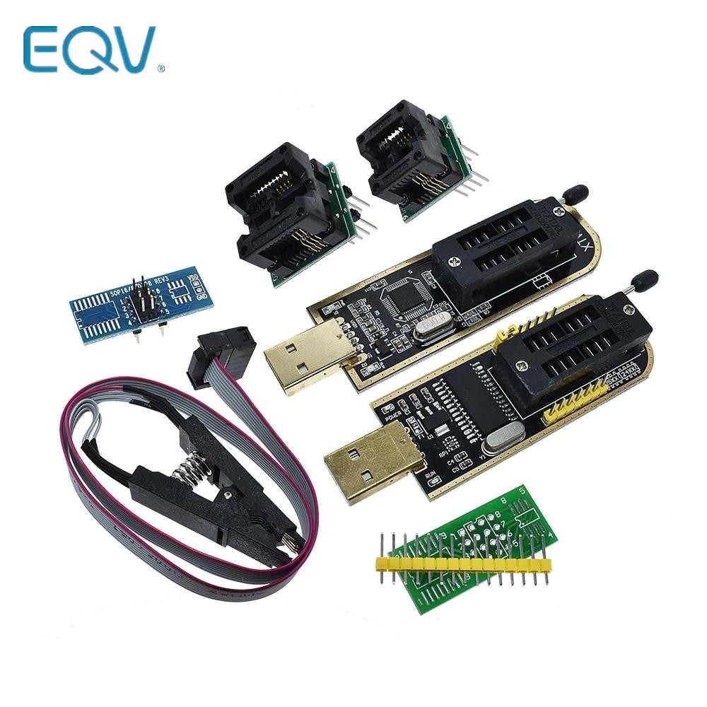 341B XTW100 24 25 Series EEPROM Flash BIOS 341 USB Programmer Module + SOIC8 SOP8 Test Clip For EEPR