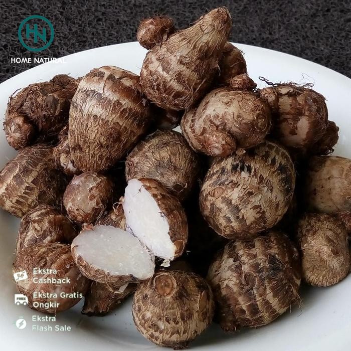 

500gram umbi talas pulen/ Umbi talas kimpul segar