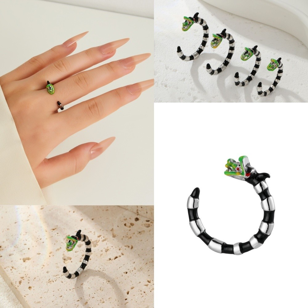 Cincin bentuk ular karang, Cincin Ular, Cincin Pribadi Vintage, Cincin Pria, Cincin Wanita.