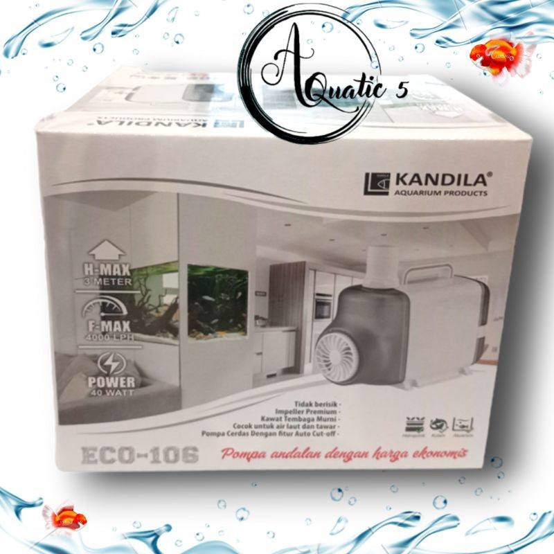 PROMO MURAH Pompa Kolam KOI Air Mancur Hidroponik KANDILA ECO 106