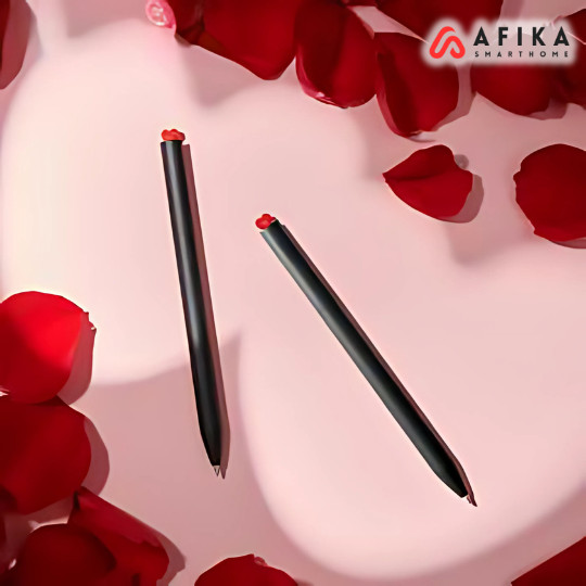 

Pena Pulpen Gel Dual Ballpoint Black Ink Heart Deco 0.5mm 1 PCS