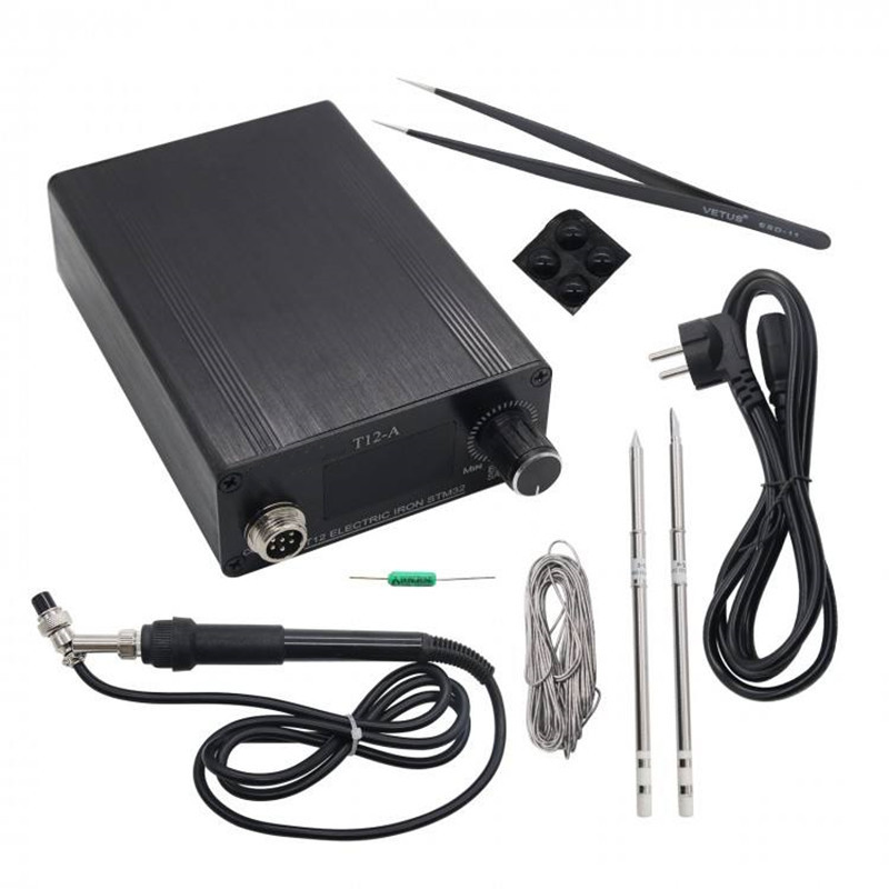 T12 Handle 110V/220V OLED Digital Soldering Iron Station with Finished Controller