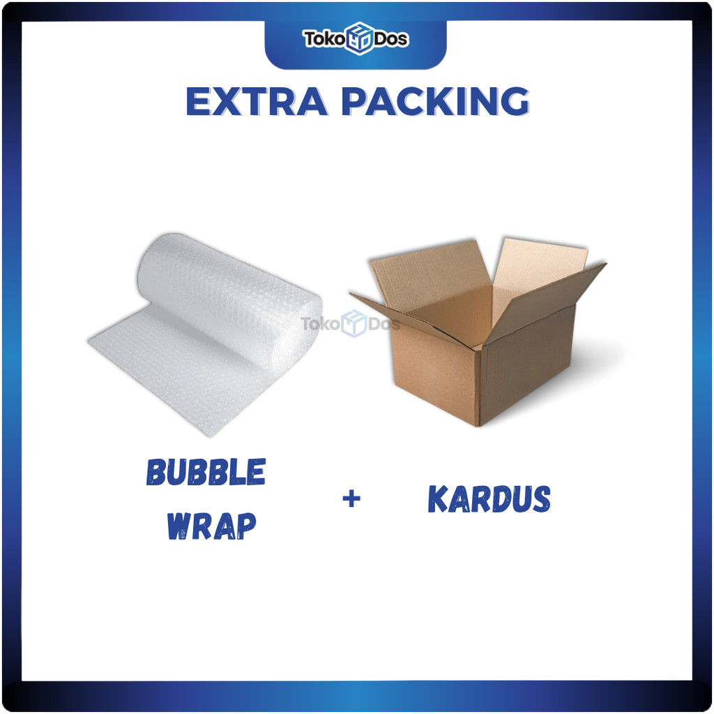 

PACKING TAMBAHAN BUBBLE WRAP / KARDUS / PELINDUNG PENGEMASAN