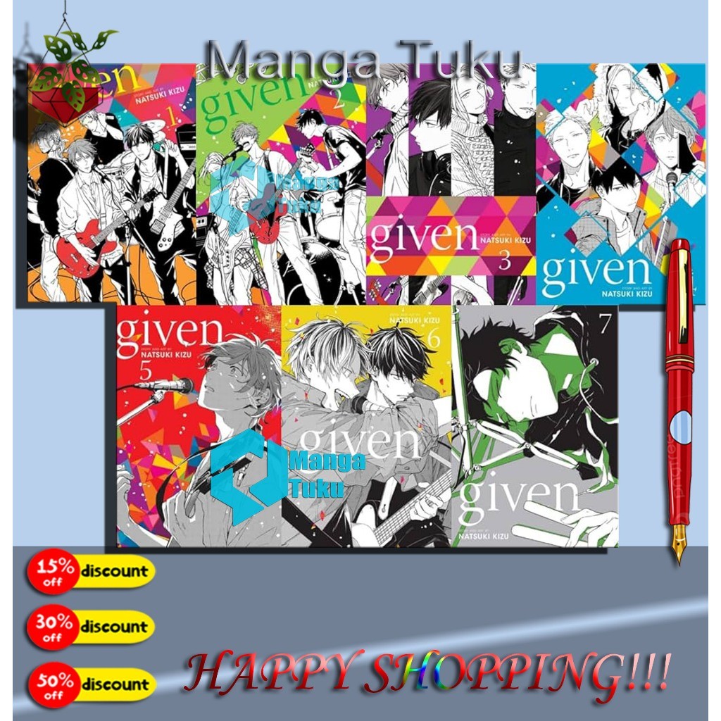 Komik Manga: Given by Natsuki Kizu - Manga Tuku