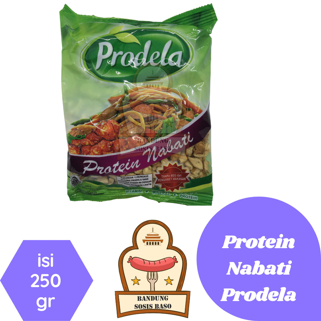 

Prodela Protein Nabati 250gr - Solusi Sehat & Lezat Pengganti Daging
