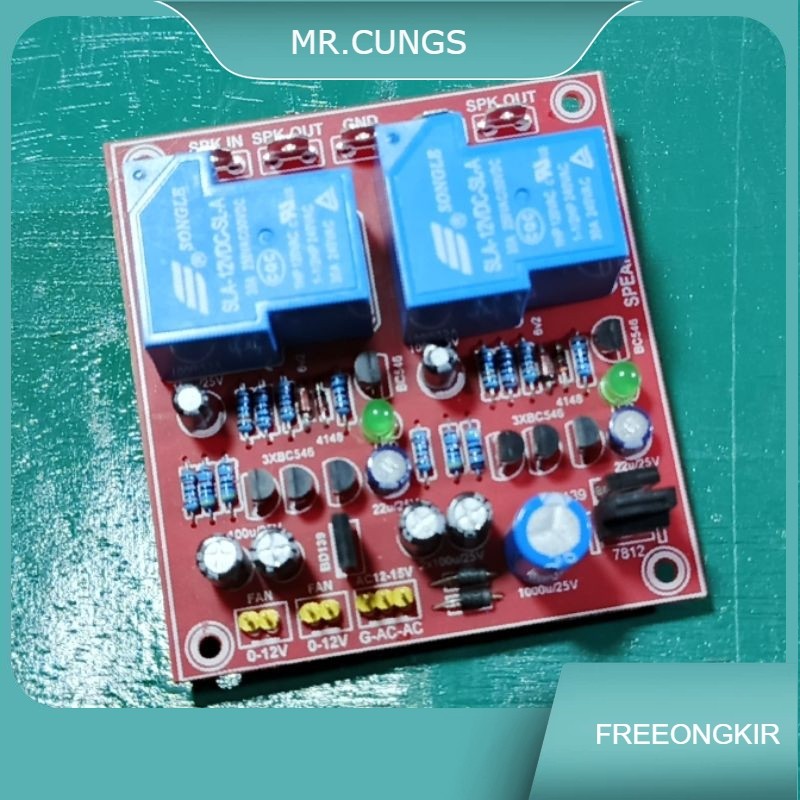 Kit speaker protektor stereo 30a anti korslet dan dc protector komponen original