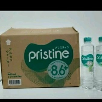 

New Pristine 400 ml Perkardus Isi 24 Botol Air Minum Ph 8.6+Premium