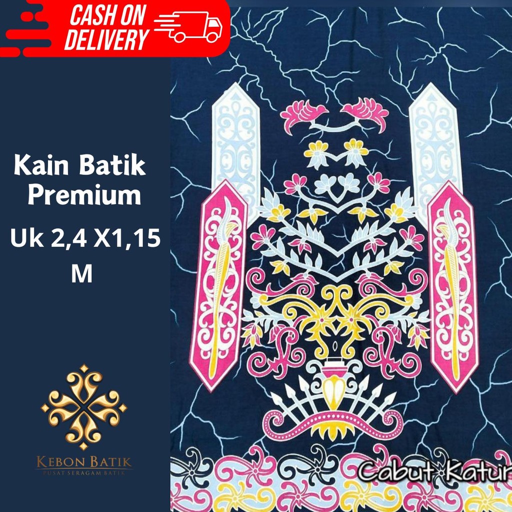 Kain Batik Katun Motif Etnik Bahan Katun COD Bisa 2508190001