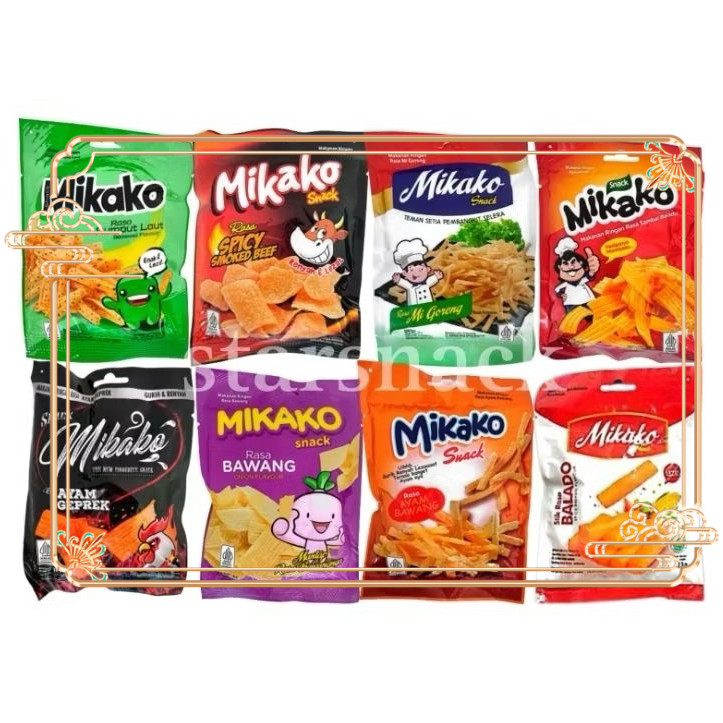 

Mikako snack keripik semua rasa @18g