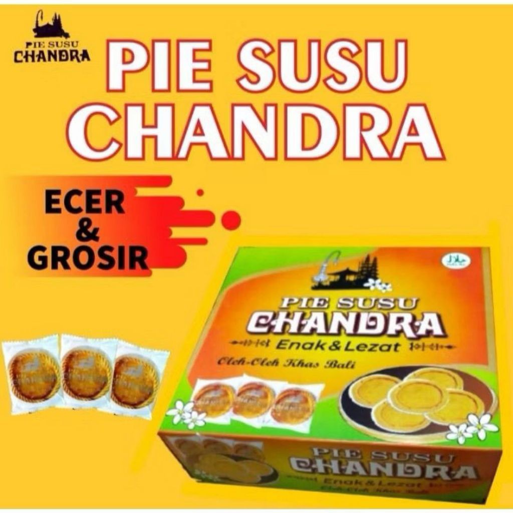 PIE SUSU CHANDRA BALI 50PCS HALAL OLEH OLEH KHAS BALI
