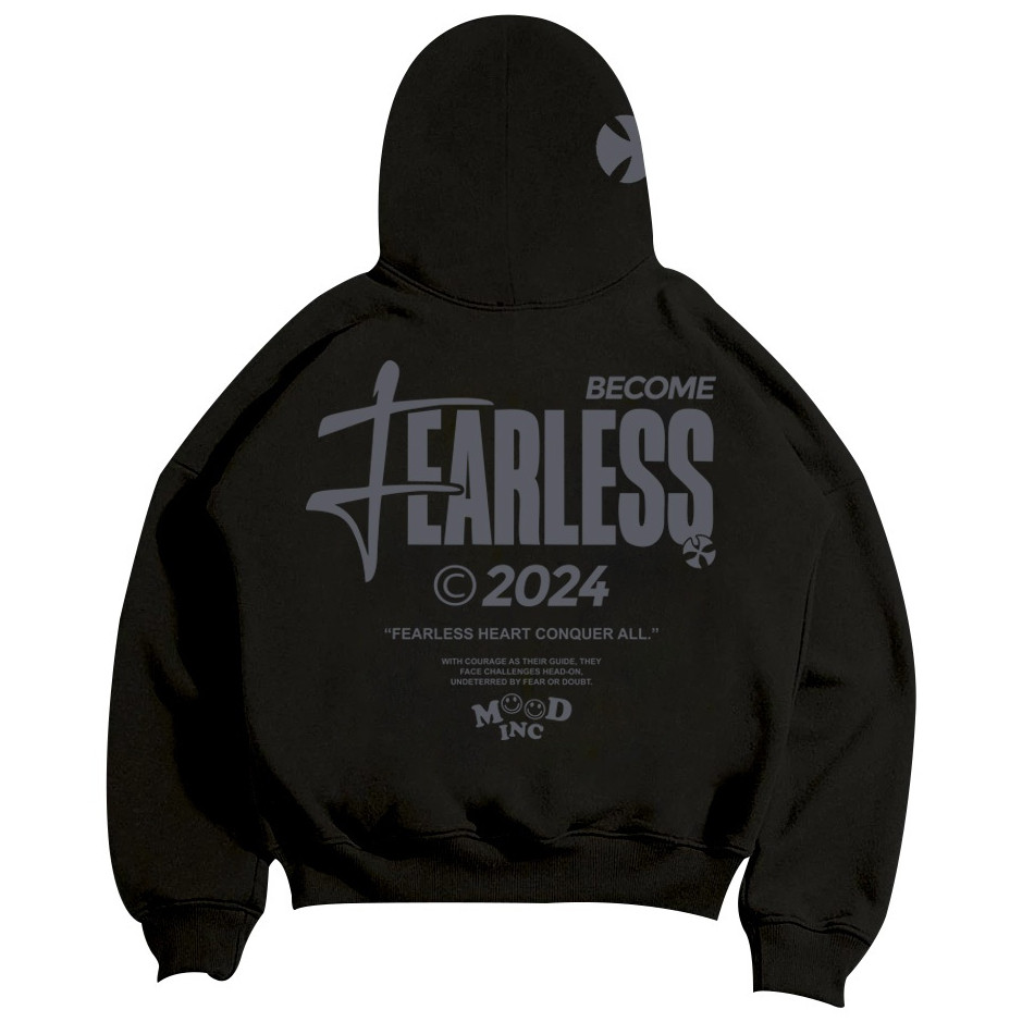 MOOD | SWEATER HOODIE BOXY OVERSIZE | BECOME FEARLESS