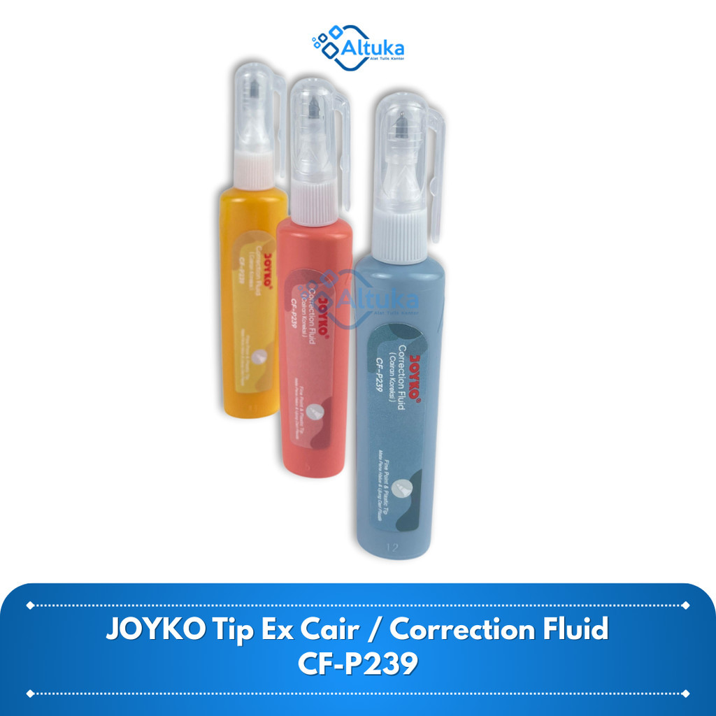 

JOYKO Correction Fluid / Tip Ex Cair / Cairan Koreksi Penghapus CF-P239