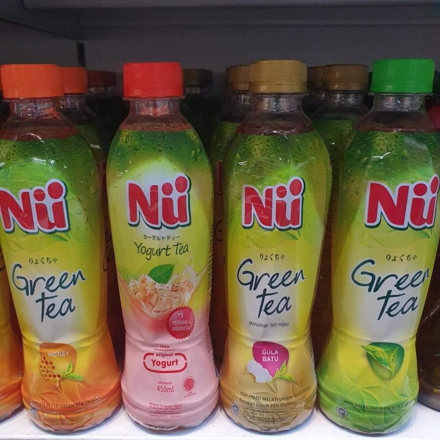 

Nu Green Tea Minuman Teh 450ml Rasa Green Tea / Gula Batu / Less Sugar / Madu / Yogurt