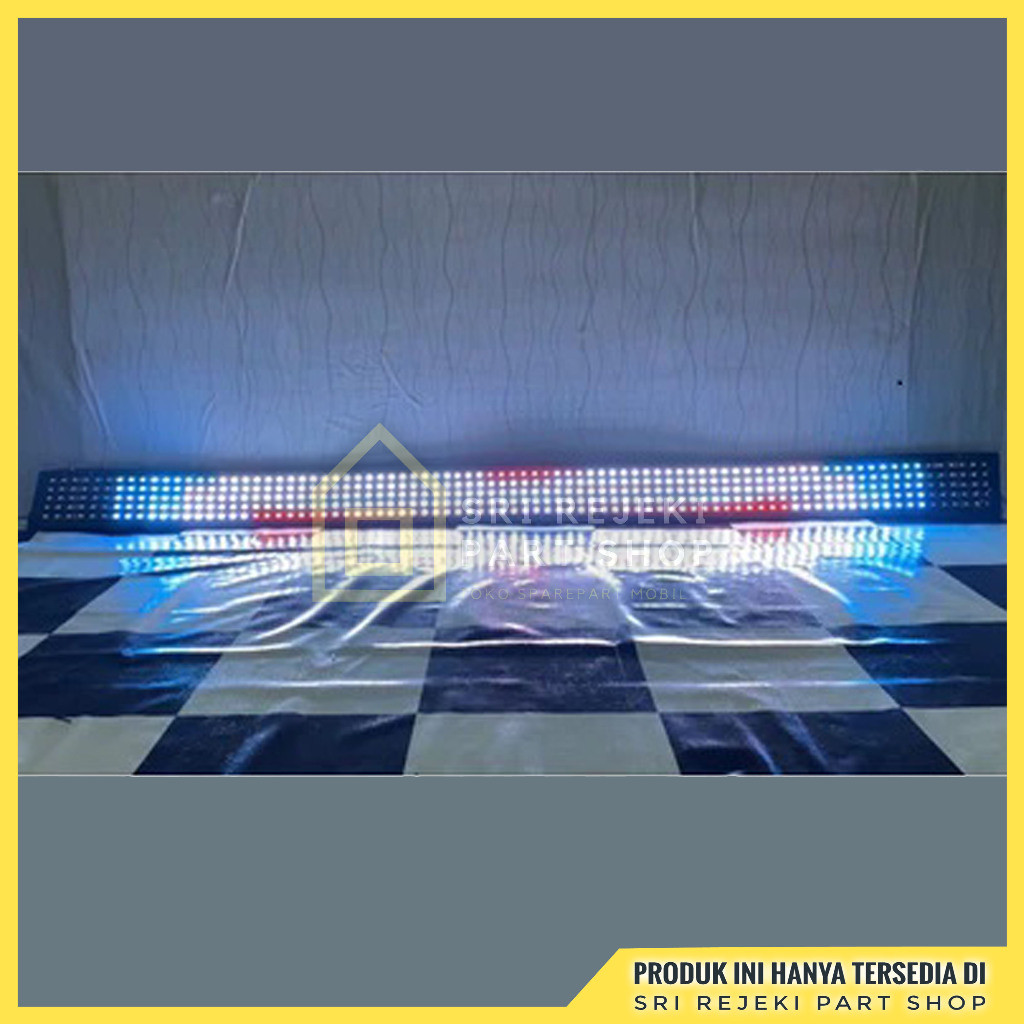 Lampu Strobo Kaca Truk Running Text Emoji 5 Baris Doraemon WS2811 Strobo Bus Kaca Depan