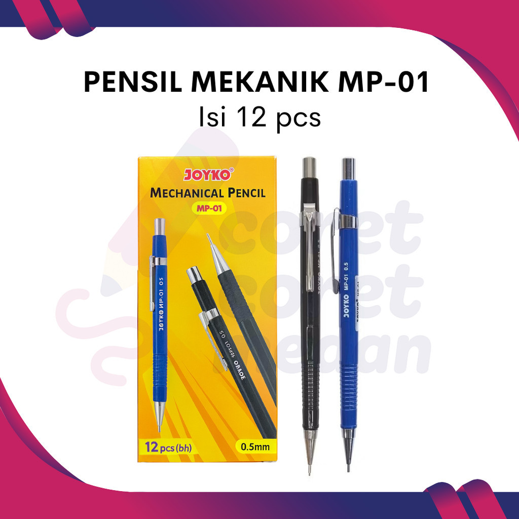 

PENSIL MEKANIK JOYKO MP-01 0.5MM PER LUSIN (12PCS)