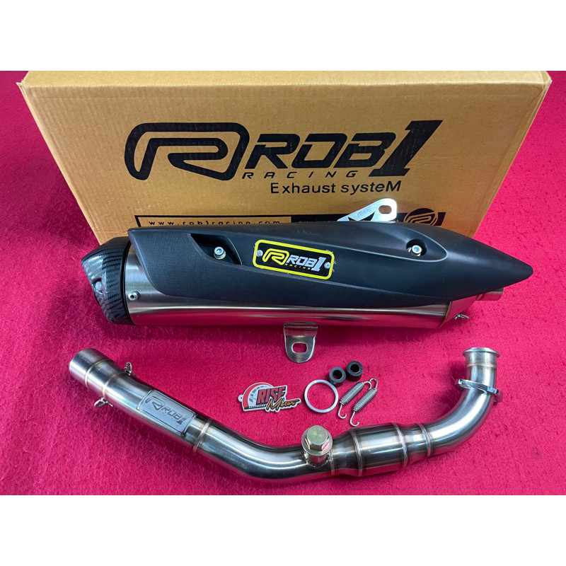 KNALPOT ROB1 AEROX OLD 180 - 250 CC MB SS CAP V BORE UP