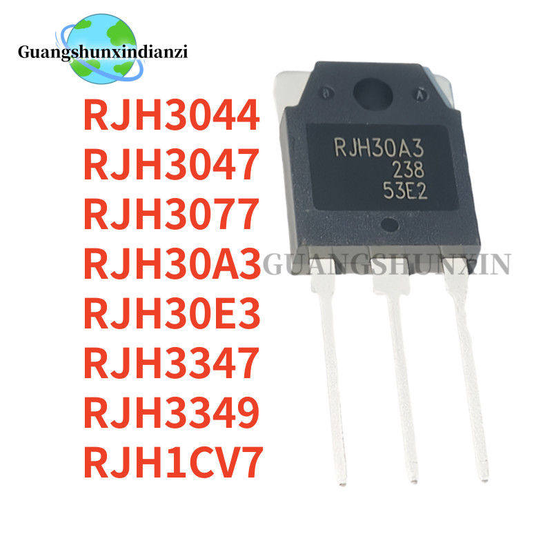 5pcs new RJH3047 RJH3077 RJH1CV7 RJH3349 RJH3044 RJH3347 RJH30A3 RJH30E3 TO3P POWER TRANSISTORS TO-3