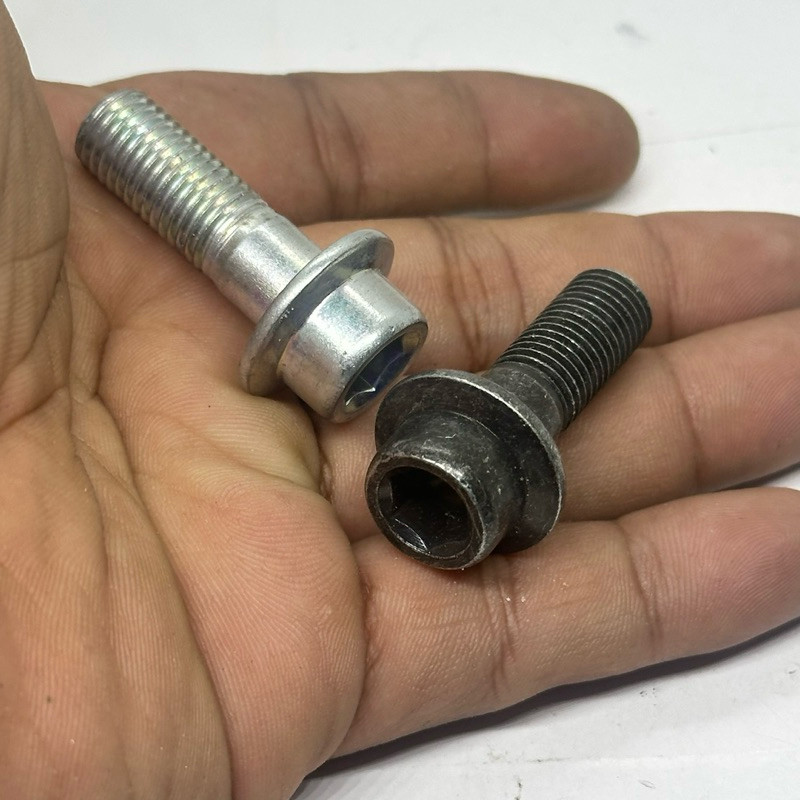 BAUT 14 FLANG TOPI KUNCI L M10 Panjang 3cm ORIGINAL BAJA Baut step baut kaliper cakram baut postep d