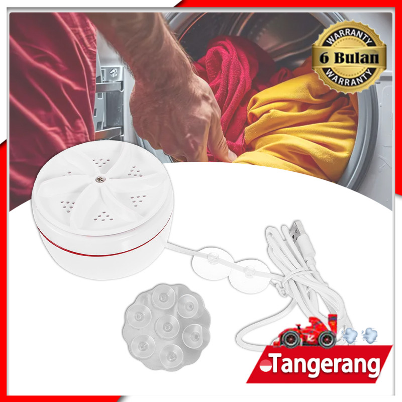 Mesin Cuci Mini Travel Size Portable USB / Mesin Cuci Baju Ultrasonic / Mesin Putar Pencuci / Washin