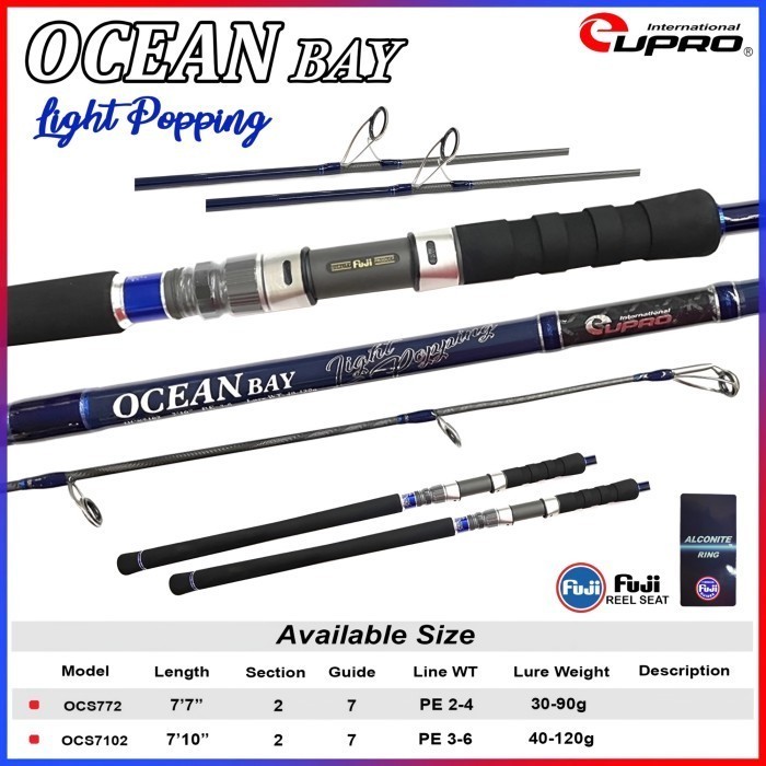 JORAN EUPRO OCEAN BAY OCS772 - OCS7102 SPINNING | LIGHT POPPING | JORAN POPPING -