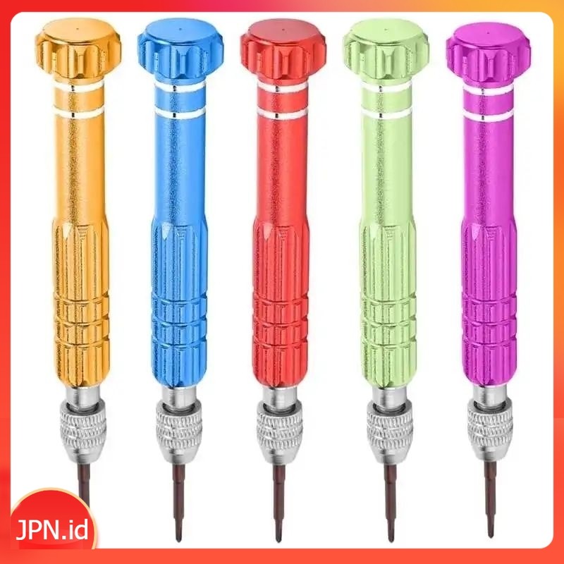Obeng Lengkap HP 5 in Isi 5 Buat Buka Handphone Universal Semua HP Repair Tools - JPN