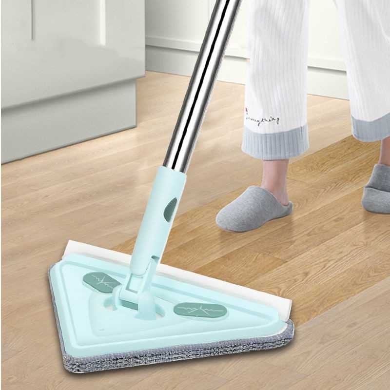 JM LzWing Alat Pel Lantai Microfiber Flat Mop Triangular 360 Rotation - LZ26