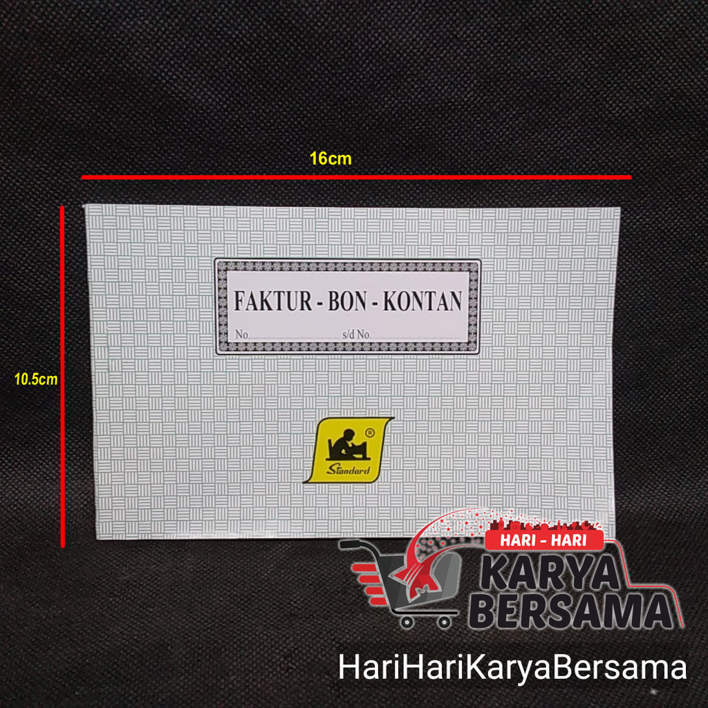 

STANDARD BON FAKTUR KECIL 2PLY 25'S