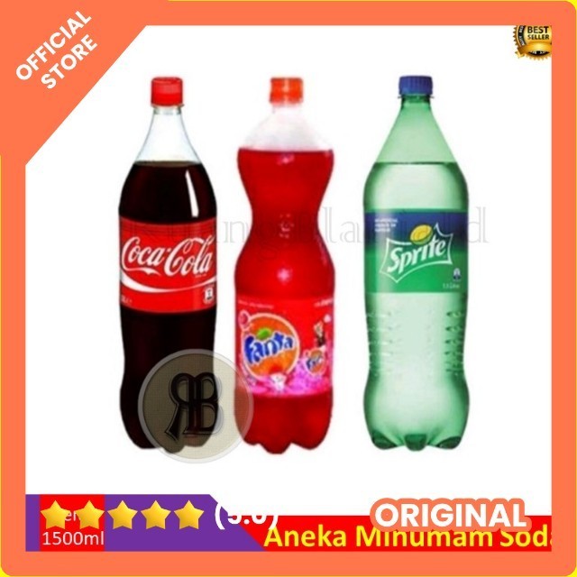 

ANEKA MINUMAN SODA 1000ml fanta - Coca cola - Sprite