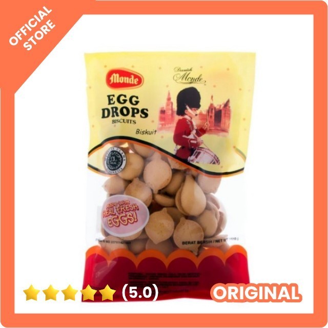 

MONDE EGG DROPS biskuit 110gr